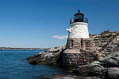 Castle Hill Lighthouse in Newport Rhode Island